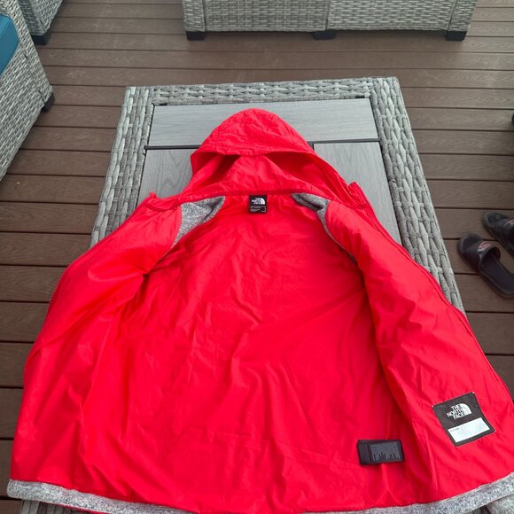 The North Face Jacket Boys L (14/16) Quilted Sweater Fleece Hoodie Full Zip - Picture 2 of 4